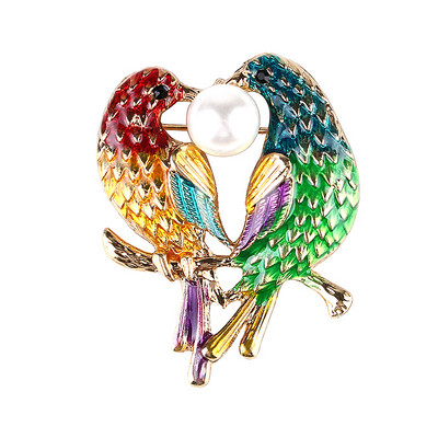Mood Lovely Birds Pärliprossid naistele Loomingulised loomakostüümid Sallid Riided Reväärinõelad Märgikaunistused Ehted Kingitused