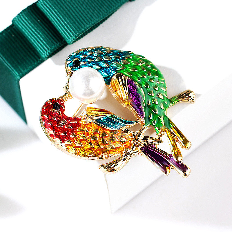 Mood Lovely Birds Pärliprossid naistele Loomingulised loomakostüümid Sallid Riided Reväärinõelad Märgikaunistused Ehted Kingitused