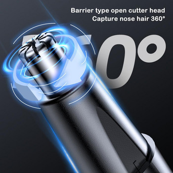 USB Electric Nose Hair Trimmer Γυναικεία ξυριστική μηχανή μύτης Ηλεκτρική αποτριχωτική μηχανή φρυδιών για ξυριστική μηχανή μύτης Μηχανή αποτρίχωσης λαιμού φρυδιών