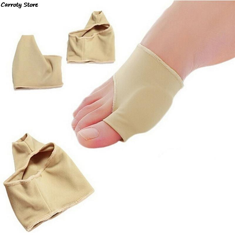 2 бр. Грижа за краката Коректор за големия пръст на крака Hallux Valgus Ортези Кост Регулатор на палеца Корекция Педикюр Чорапи Бунион Изправяне