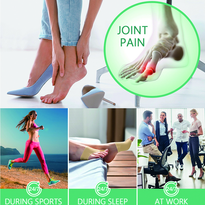 2tk=1paar varvaste eraldaja Hallux Valgus Bunion Corrector Orthotics Jalad Luu Pöidla Adjuster Korrektsioon Pediküür Soki Sirgendaja