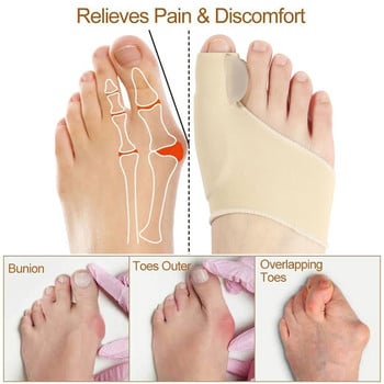 1 Pair Separator Bunion Corrector Toe Brace Orthopedic Hallux Valgus Relief Bone ρυθμιστής αντίχειρα για άνδρες και γυναίκες