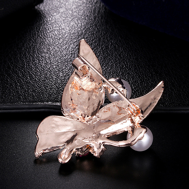 Värvilised Liblikad Prossid Kristallkividest Metallist emailnõelad Putukad Loomad Pross Märk Korsaal Jõulupulmaehted