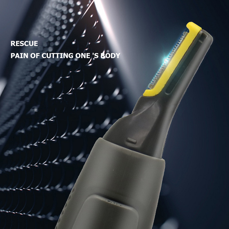 Itin plona tiksli ausų nosies veido plaukų kirpimo mašinėlė, skirta vyrų nosies vilnai, nešiojamasis elektrinis skutimosi įrankis