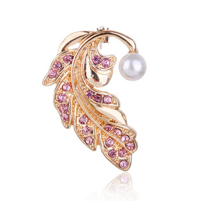 TODOX värv Rhinestone naised Prossid Moekristall peen lehtlille mantelnõelad rõiva aksessuaar tegevus riidepandla