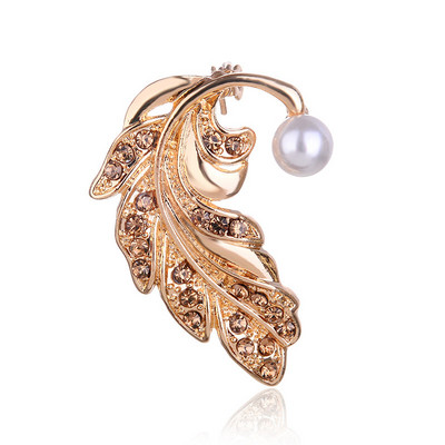 TODOX värv Rhinestone naised Prossid Moekristall peen lehtlille mantelnõelad rõiva aksessuaar tegevus riidepandla