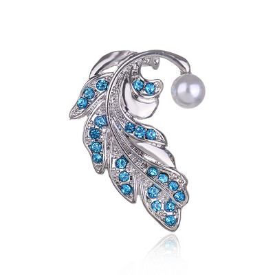 TODOX värv Rhinestone naised Prossid Moekristall peen lehtlille mantelnõelad rõiva aksessuaar tegevus riidepandla