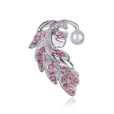 TODOX värv Rhinestone naised Prossid Moekristall peen lehtlille mantelnõelad rõiva aksessuaar tegevus riidepandla