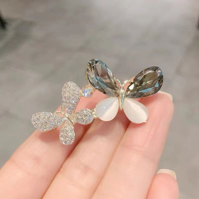 Νέο Flower Butterfly Pearl καρφίτσες για γυναίκες Charm Rhinestone καρφίτσα καρφίτσα πέτο Ρούχα γάμου Γυναικεία καρφίτσα Χονδρική