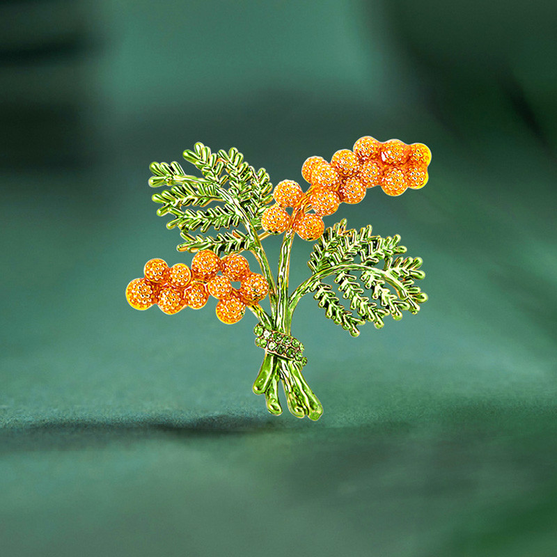 Uued moodsad männikäbi okstega prossinõelad naistele tüdrukutele luksuslikud kullavärvi emailiga sulamist taimsete korsarõivaste aksessuaarid