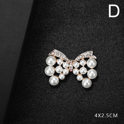 Κοσμήματα μόδας Υψηλής ποιότητας Vintage Χρυσό Χρώμα Καρφίτσα Καρφίτσα Κρύσταλλα Απομίμηση στρας Απομίμηση Μαργαριτάρι λουλούδι καρφίτσα αξεσουάρ γάμου