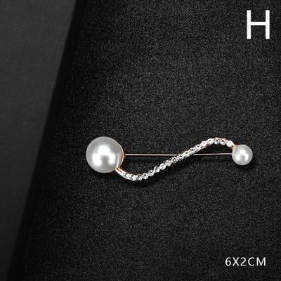 Κοσμήματα μόδας Υψηλής ποιότητας Vintage Χρυσό Χρώμα Καρφίτσα Καρφίτσα Κρύσταλλα Απομίμηση στρας Απομίμηση Μαργαριτάρι λουλούδι καρφίτσα αξεσουάρ γάμου