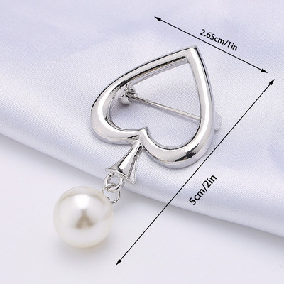 1 ΤΕΜ. Νέα πεταλούδα με γεωμετρική κούφιση μαργαριταρένια καρφίτσα μόδας αντιολισθητική καρφίτσα πέτο Γυναικεία σάλι σταθερή πόρπη κοσμήματα αξεσουάρ