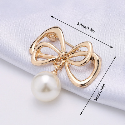 1 ΤΕΜ. Νέα πεταλούδα με γεωμετρική κούφιση μαργαριταρένια καρφίτσα μόδας αντιολισθητική καρφίτσα πέτο Γυναικεία σάλι σταθερή πόρπη κοσμήματα αξεσουάρ