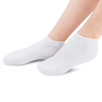 2 бр. Силиконови чорапи за грижа за краката против напукване Хидратиращи гел чорапи Напукана мъртва кожа Премахване на протектор Облекчаване на болката Инструменти за педикюр