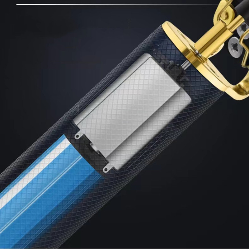 Golden Hair Clipper Επαναφορτιζόμενη ηλεκτρική ξυριστική μηχανή ώθησης T9 Bald Hair Clipper Electric Clipper Blendet Fickmachine for Men Barber