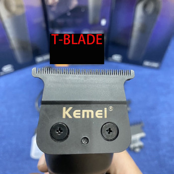 Kemei 2299 Barber Cordless Hair Trimmer 0mm Zero Gapped Carving Clipper Detailer Επαγγελματική ηλεκτρική μηχανή κοπής φινιρίσματος