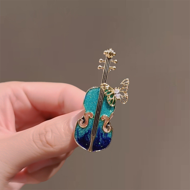 Emaili sinine kitarri pross Kvaliteetne peen moodne vibu pross Kingitused muusikutest sõpradele