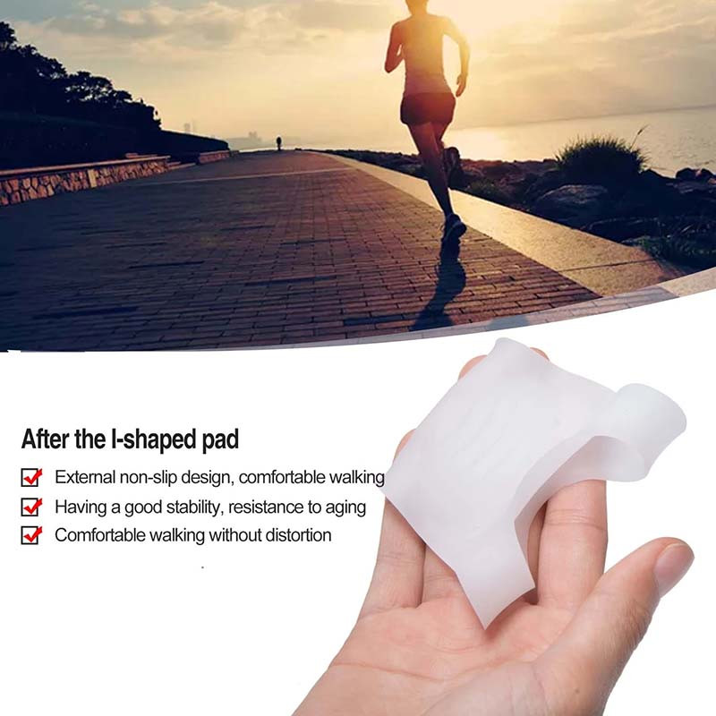 2 τεμ. Διορθωτικοί πάτοι σιλικόνης για άντρες Γυναικείες Στήριξη ποδιών τύπου O Αντιολισθητικά παπούτσια Ορθοπεδικός πάτος περιποίησης ποδιών Εργαλείο ποδιών