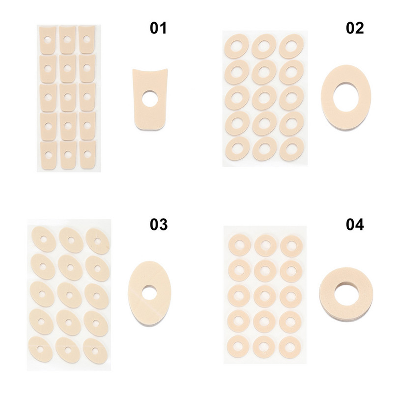 15 tk/leht Callus Padjad Kingad kannapadi vaht ümmargune varvas Jala maisi punnikaitsed padjad Meditsiiniline kips jalalaba maisi eemaldamine