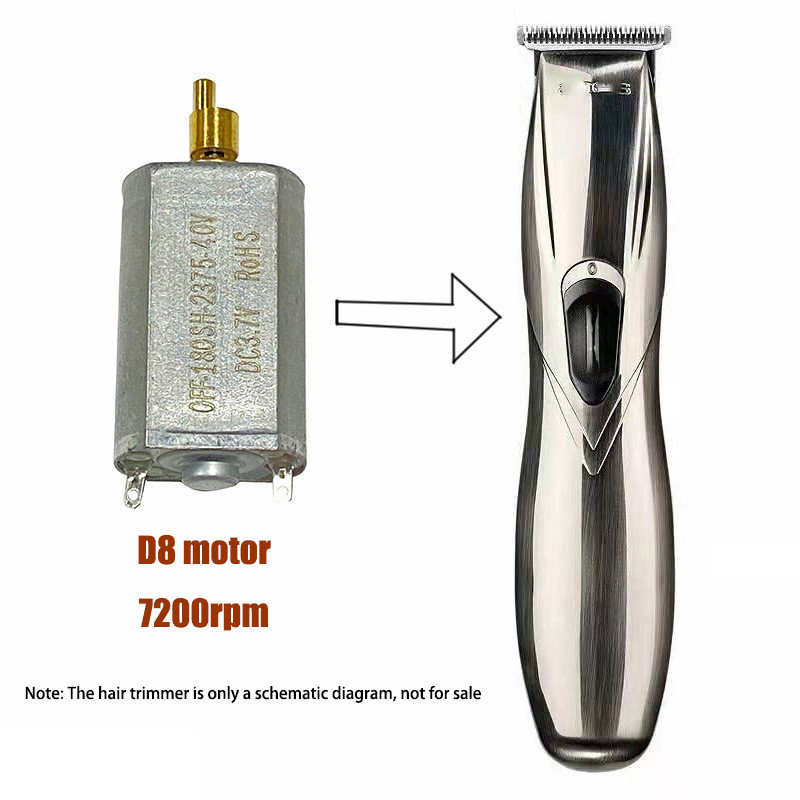 Επαγγελματική κουρευτική μηχανή χάραξης μαλλιών DIY Εργαλείο 7200rpm Θήκη μοτέρ μπαταρίας Κόφτης Κεφαλή D8 Κούρεμα μαλλιών Πλήρες σετ αξεσουάρ