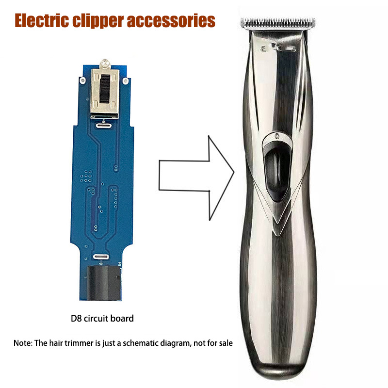 Επαγγελματική κουρευτική μηχανή χάραξης μαλλιών DIY Εργαλείο 7200rpm Θήκη μοτέρ μπαταρίας Κόφτης Κεφαλή D8 Κούρεμα μαλλιών Πλήρες σετ αξεσουάρ