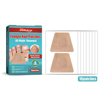 16PCS Коригиращ стикер за нощен ремонт Противогъбични удебеляващи пръсти на краката Гъбични лепенки за нокти Лечение на ноктите Здраве Грижа за ноктите