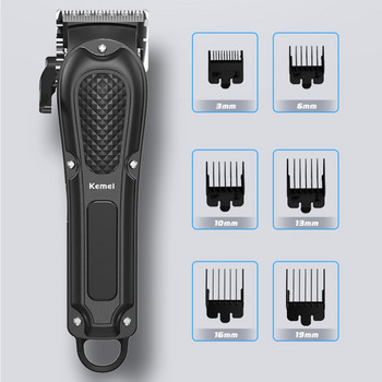 Kemei KM-1071 Electric Hair Clipper UBS Rechargeable Cordless Beard Trimmer Men Powerful Electric Hair Clipper Trimming Tool