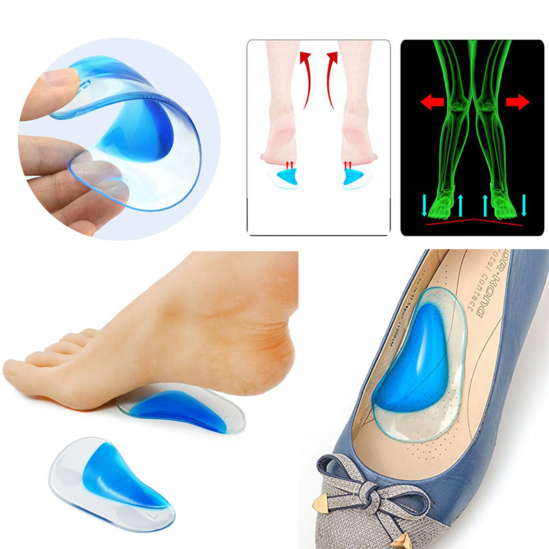 Silikonski gel Potporni luk Umetci za cipele Jastučići za stopala Ulošci za ublažavanje bolova Ulošci za ravna stopala Zaštitna podloga za stopala Umetak za uloške