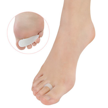 1 Pair Unisex Hammer Silicone Toe Protection Bone Toe Ectropion Corrector Health Care File Product for Feet Valgus Adjuster