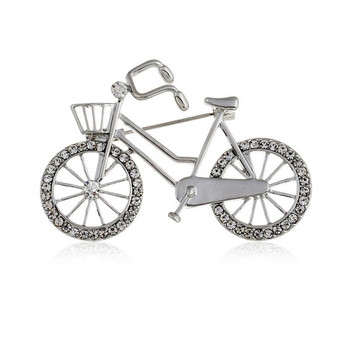 Εξαιρετικό Ζιργκόν Ποδήλατο Καρφίτσα για Άντρες Γυναικείο Δώρο Κοσμήματα με Casual Pin
