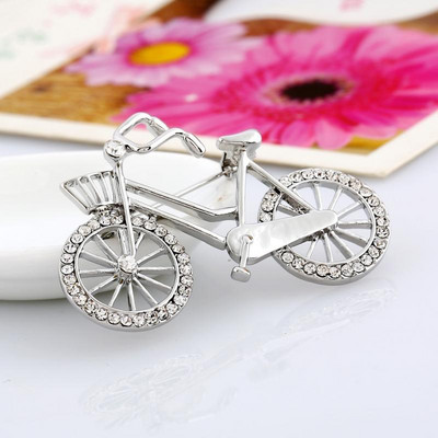Išskirtinis cirkonio dviračio sagės segtukas vyrams Moterų madinga laisvalaikio smeigtuko papuošalo dovana