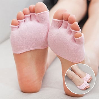 1 чифт чорапи с пет пръста със супер еластичен ръкав Bunion Sleeve Protector Valgus Foot Toe ортопедични сепаратори за пръсти Corrector Foot Care Tool