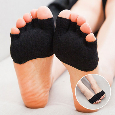 1 чифт чорапи с пет пръста със супер еластичен ръкав Bunion Sleeve Protector Valgus Foot Toe ортопедични сепаратори за пръсти Corrector Foot Care Tool