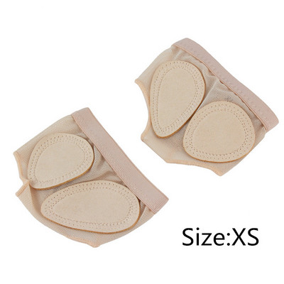1 ζεύγος XS-XL Breathable Belly Dance Ballet Half Sole Elastic Toe Pad