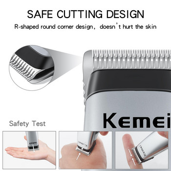 Kemei KM-666 Electric Hair Clipper Professional Mini Portable Hair Clipper Machine Cutting Beard Haircut Razor Ανδρική κουρευτική μηχανή