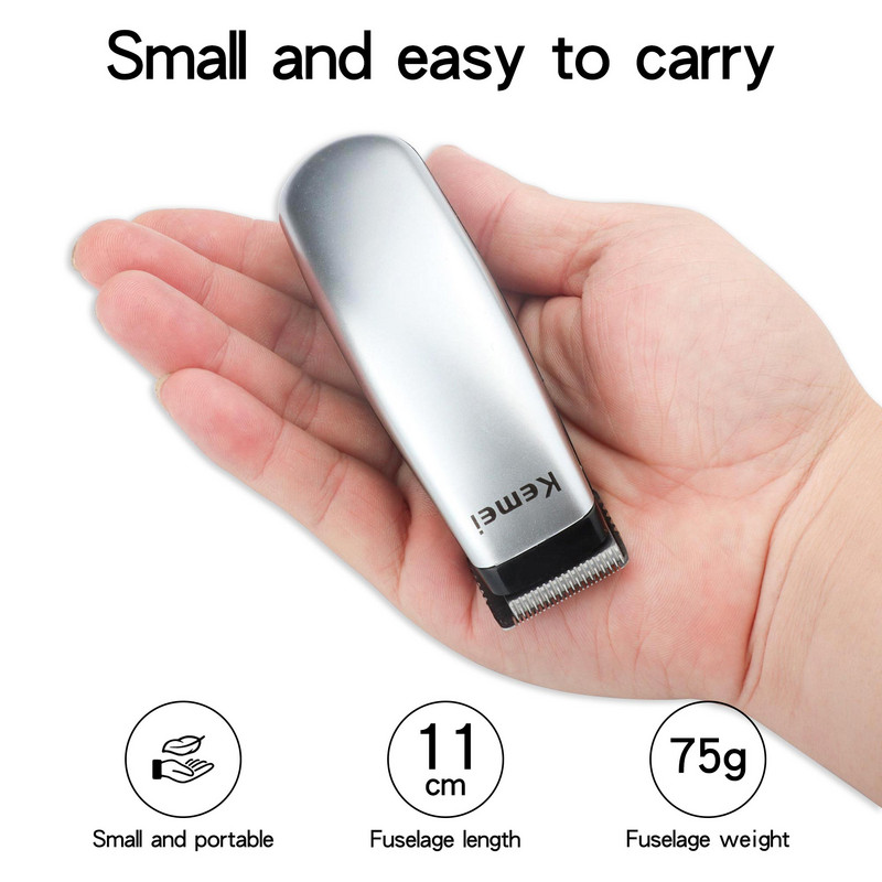 Kemei KM-666 Electric Hair Clipper Professional Mini Portable Hair Clipper Machine Cutting Beard Haircut Razor Ανδρική κουρευτική μηχανή