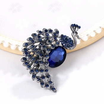 Λεπτό μπλε κρυστάλλινο κρύσταλλο ζιρκονία καρφίτσα καρφίτσα για γυναίκες Πολυτελές δώρο κοσμήματος για δεξιώσεις