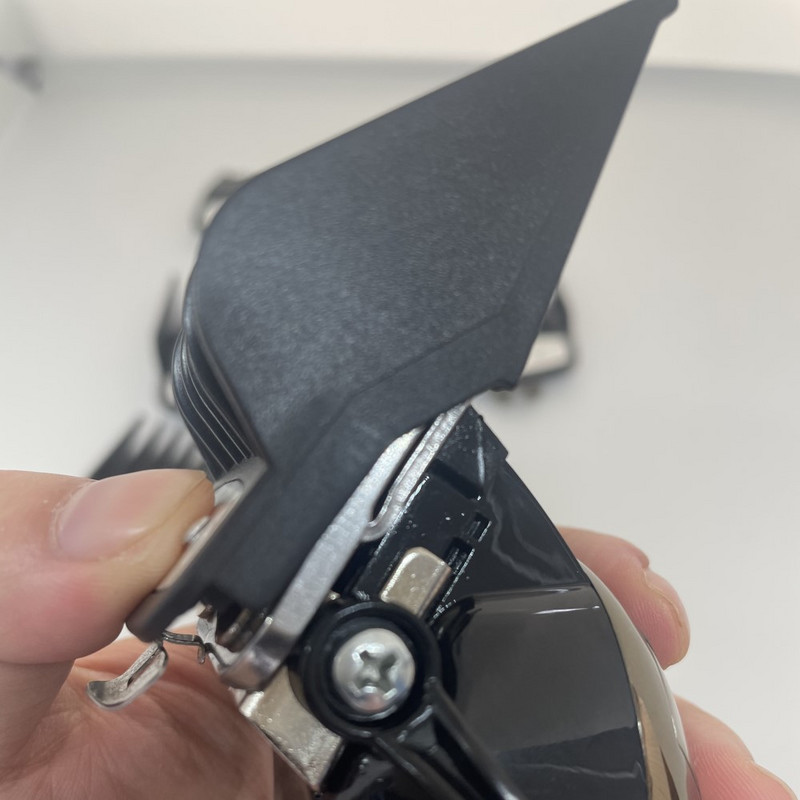 Plaukų kirpimo mašinėlės ribinės šukos kreiptuvo priedo dydis Kirpėjo pakeitimas 1,5/3/4,5/6/10/13/19/25/mm 8 vnt. rinkinys, skirtas Kemei KM-1990 PG1990