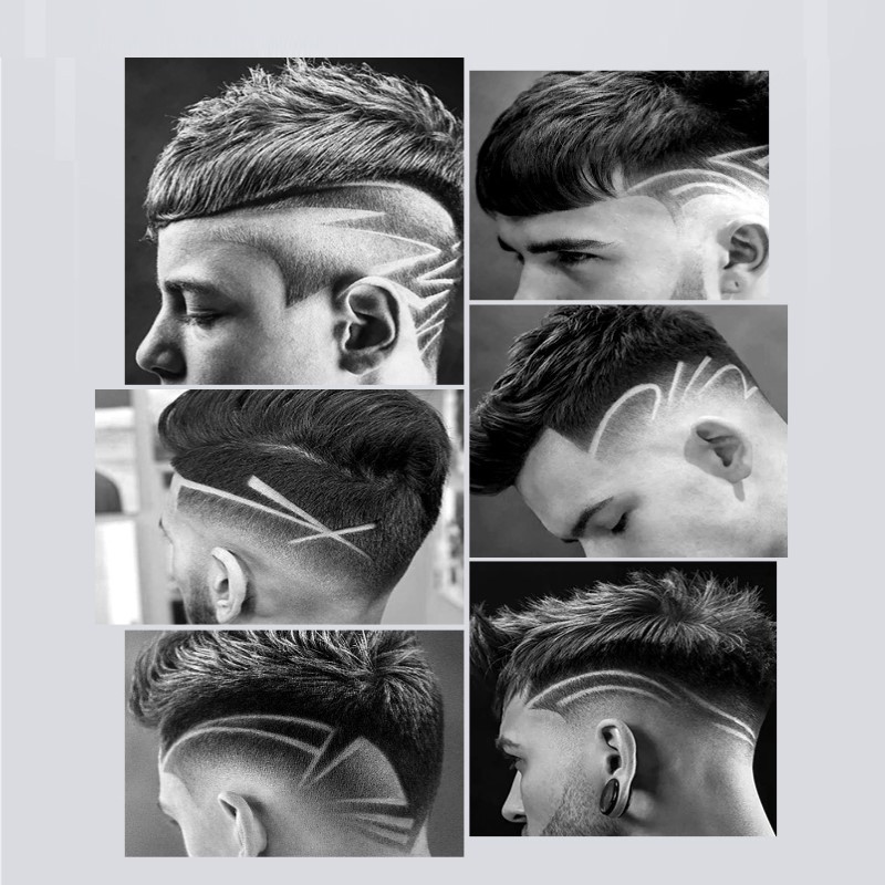 Kemei reguliuojama plaukų kirpimo mašinėlė vyrams profesionali plaukų kirpimo mašinėlė elektrinė kirpyklos mašina barzdos plaukų kirpimo mašina