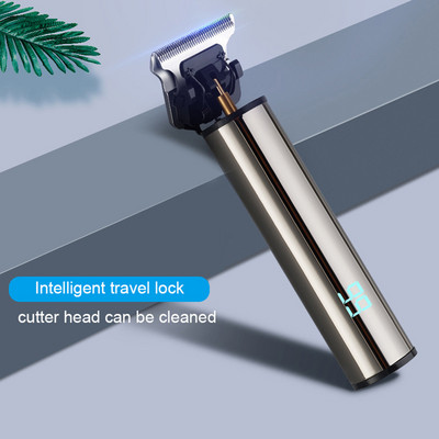 Elektriline juhtmeta juukselõikusmasin USB-taaslaetav juukselõikuri pardel meestele juuksuri professionaalne habemelõikur