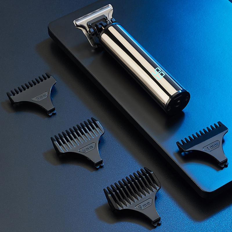 Elektriline juhtmeta juukselõikusmasin USB-taaslaetav juukselõikuri pardel meestele juuksuri professionaalne habemelõikur