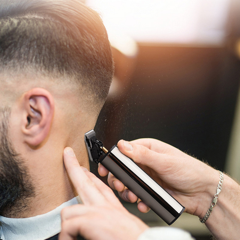 Elektriline juhtmeta juukselõikusmasin USB-taaslaetav juukselõikuri pardel meestele juuksuri professionaalne habemelõikur