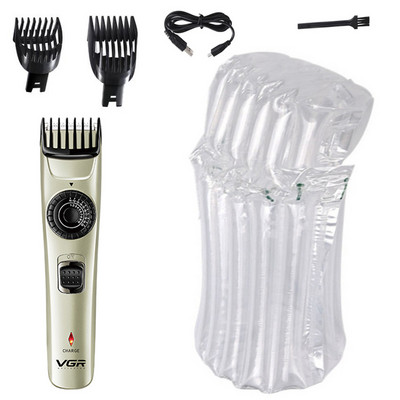 VGR Electric Electric 1-20mm Adjustable Beard Trimmer for Men Professional Rechargeable Hair Clipper Edge Hair cutting machine ​Lithium