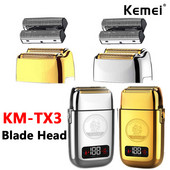 Kemei profesionalna zamjenska folija i set oštrica pogodan za brijače KM-TX3 Originalne oštrice električnih brijača