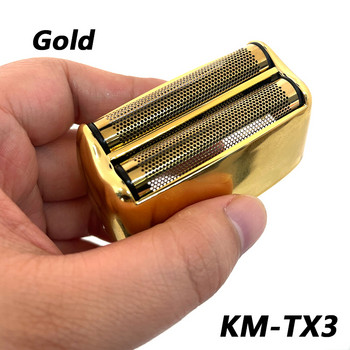 Σετ επαγγελματικών ανταλλακτικών φύλλων και λεπίδων κοπής Kemei, κατάλληλο για αυθεντικές ηλεκτρικές λεπίδες ξυριστικής μηχανής KM-TX3
