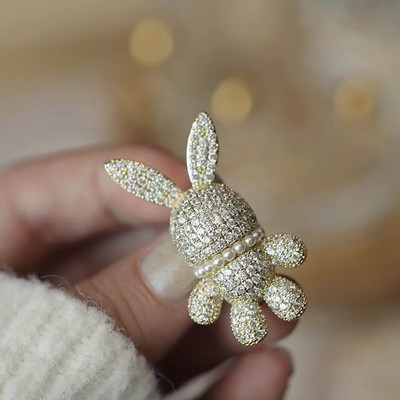 Klassikalised loomingulised ainulaadsed prossid naistele Mood kristallpärlitest prossid Ehted Dropshipping rõivamanused