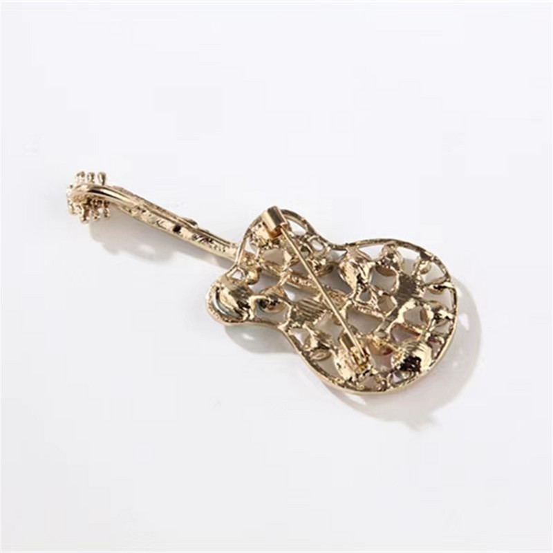 Crystal Creative Guitar Pross Naistele ja Meestele Riietusnõel Luksuslik Õõnes Korsage Opaalkivist Prossid Aksessuaarid