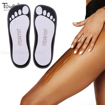 20Pcs Μαυρίσματος μαξιλαράκια ποδιών Μαυρίσματος μιας χρήσης Παντόφλες μαυρίσματος Sticky Feet Spray Tan Foot Pads Protectors Αυτοκόλλητα για το σώμα Acc