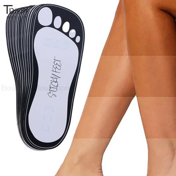 20Pcs Μαυρίσματος μαξιλαράκια ποδιών Μαυρίσματος μιας χρήσης Παντόφλες μαυρίσματος Sticky Feet Spray Tan Foot Pads Protectors Αυτοκόλλητα για το σώμα Acc